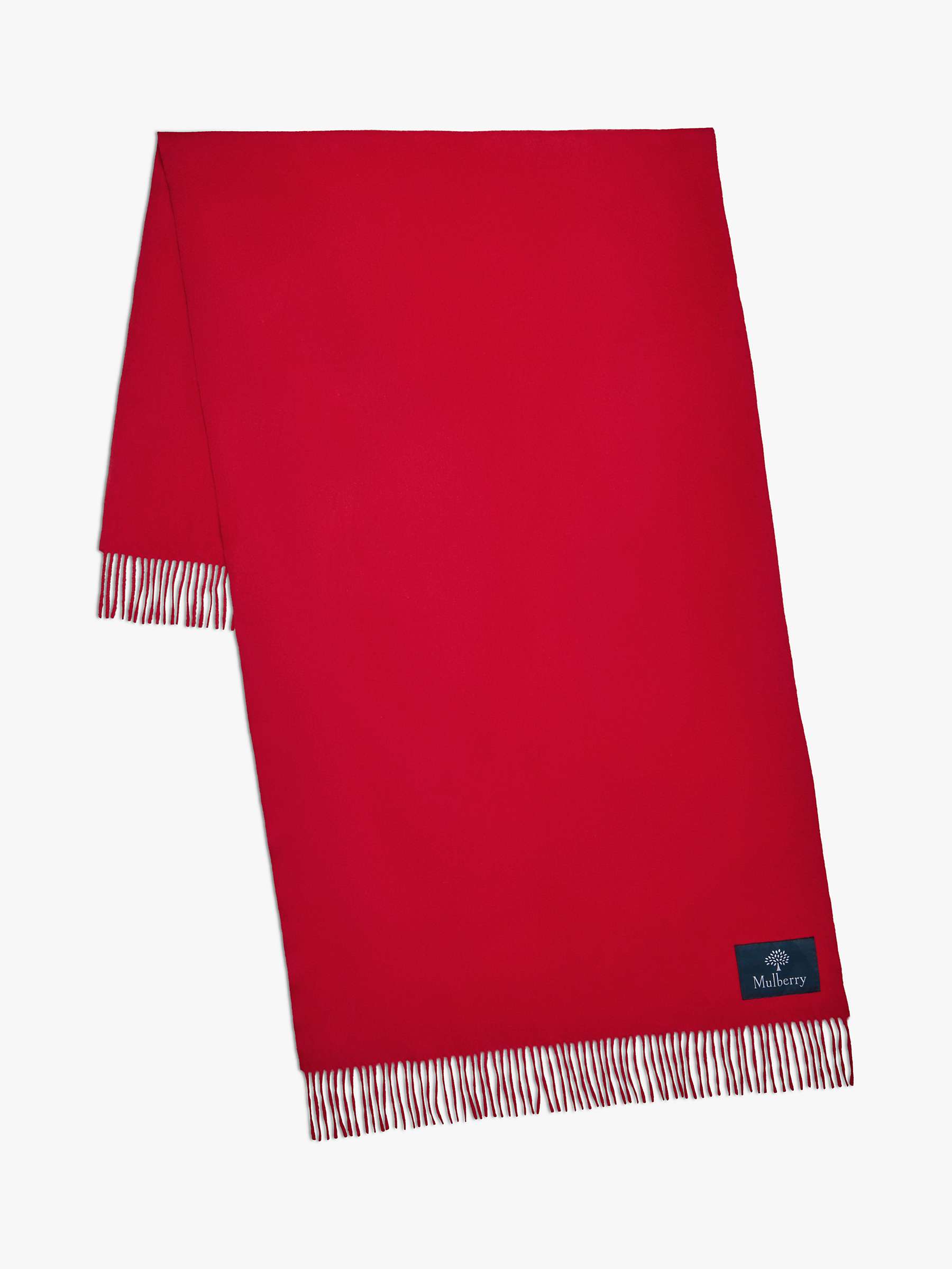Buy Mulberry Solid Lambswool Scarf Online at johnlewis.com