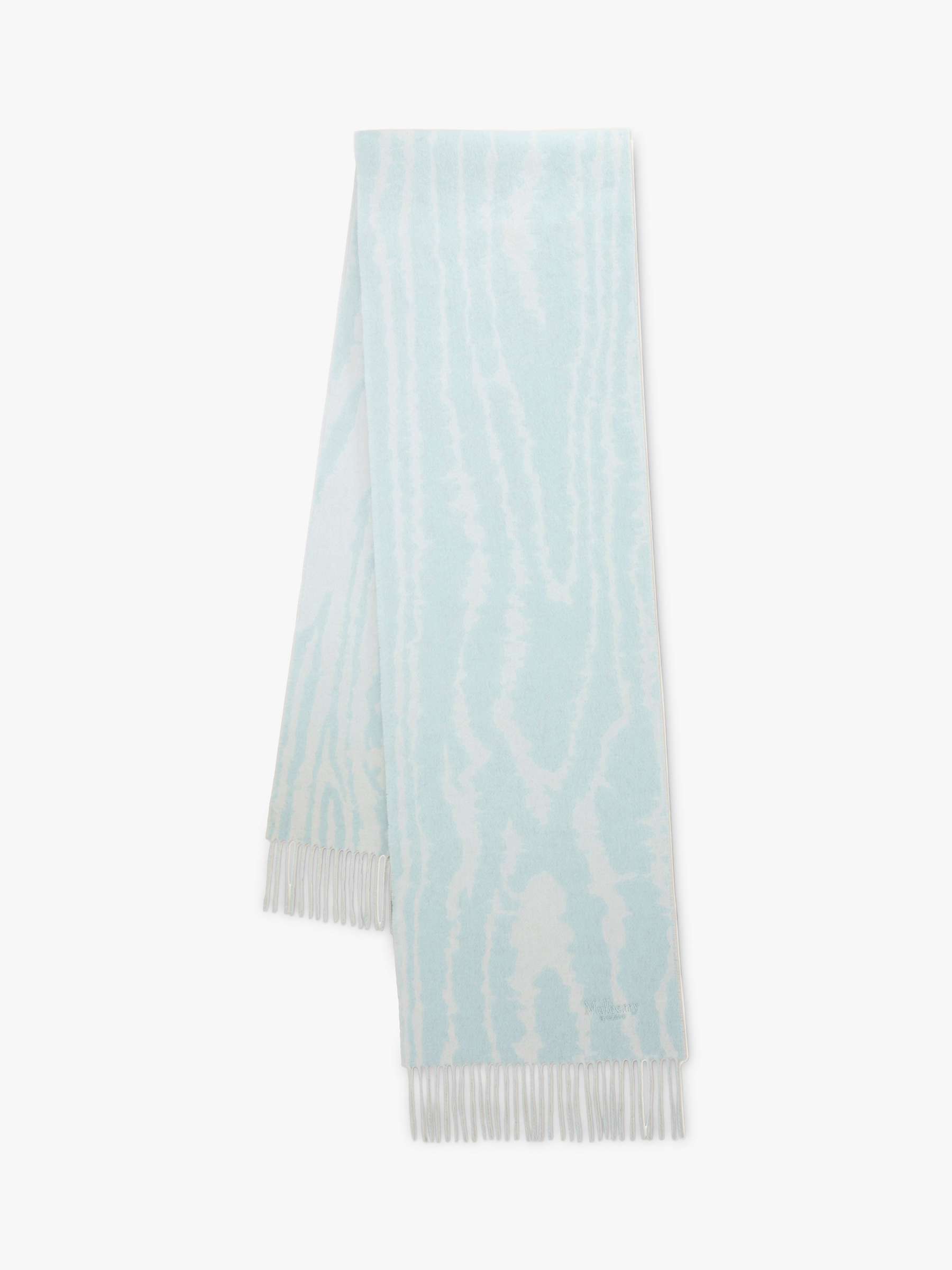 Buy Mulberry Wool Cashmere Moire Scarf Online at johnlewis.com