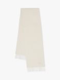 Mulberry Cashmere Scarf, Eggshell