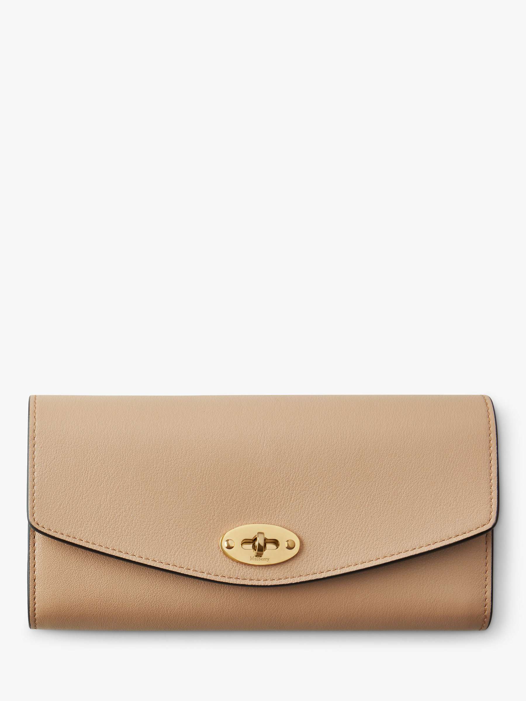 Buy Mulberry Darley Silky Calf Leather Wallet, Maple Online at johnlewis.com
