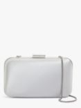 John Lewis Stella Clutch Bag, Silver