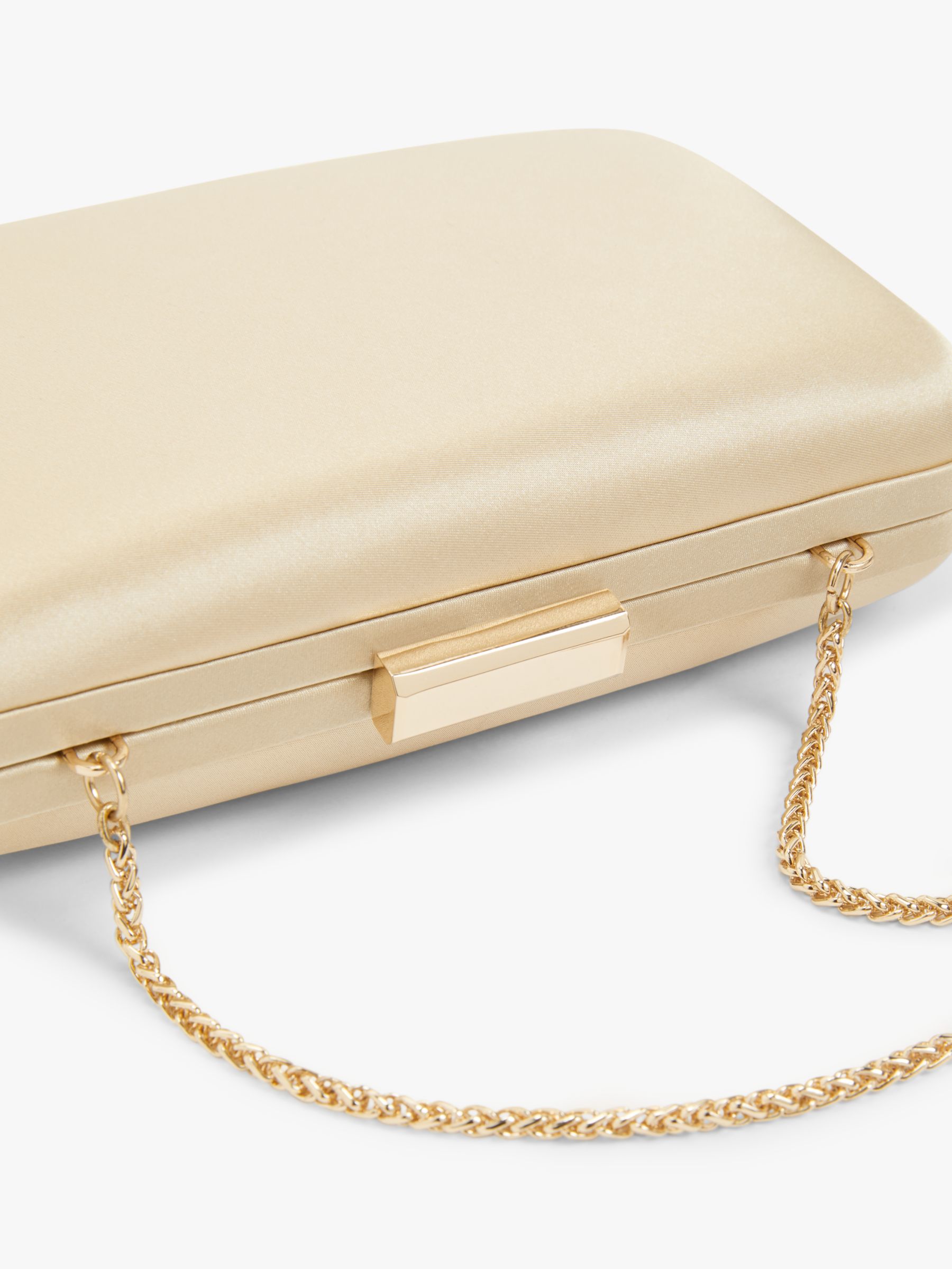 John Lewis Stella Clutch Bag, Gold