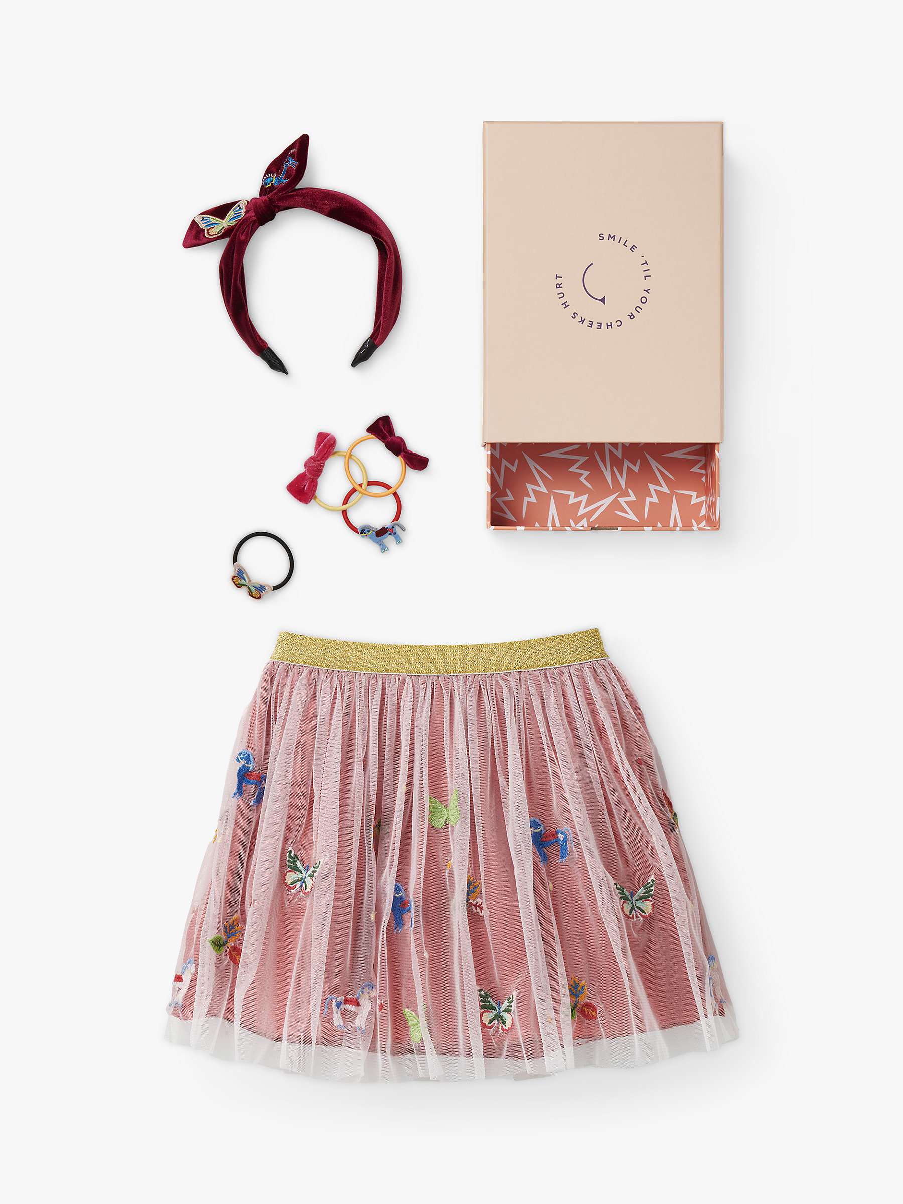 Buy Stych Kids' Butterfly & Unicorn Tulle Skirt & Accessories Gift Box Set, Multi Online at johnlewis.com