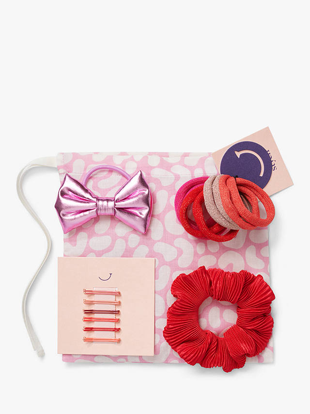 Stych Kids' Xmas Hair Accessories Gift Set, Pink