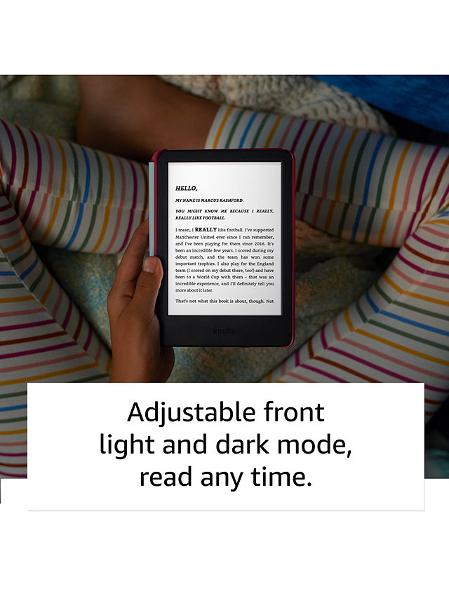 Kindle Kids Edition (11th Generation) eReader, 6” High Resolution  Illuminated Touch Screen, 16GB, Black/Space