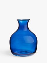 John Lewis ANYDAY Glass Plump Posy Vase, H13cm