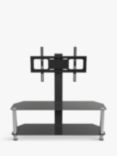 AVF SDCL1140 Corner TV Stand with Mount for TVs up to 65”, Black/Chrome