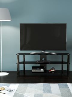 AVF SDC1250 Classic Corner TV Stand for TVs up to 60”, Black