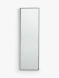 John Lewis ANYDAY Simple Rectangular Hall Mirror, 136 x 41cm, Black