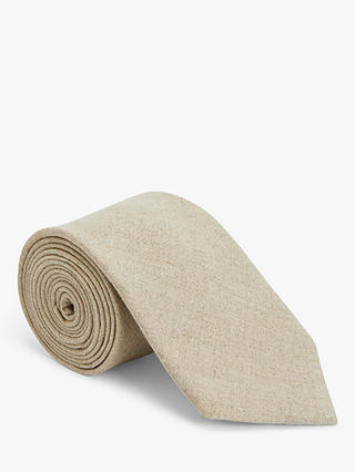 John Lewis Linen Plain Tie