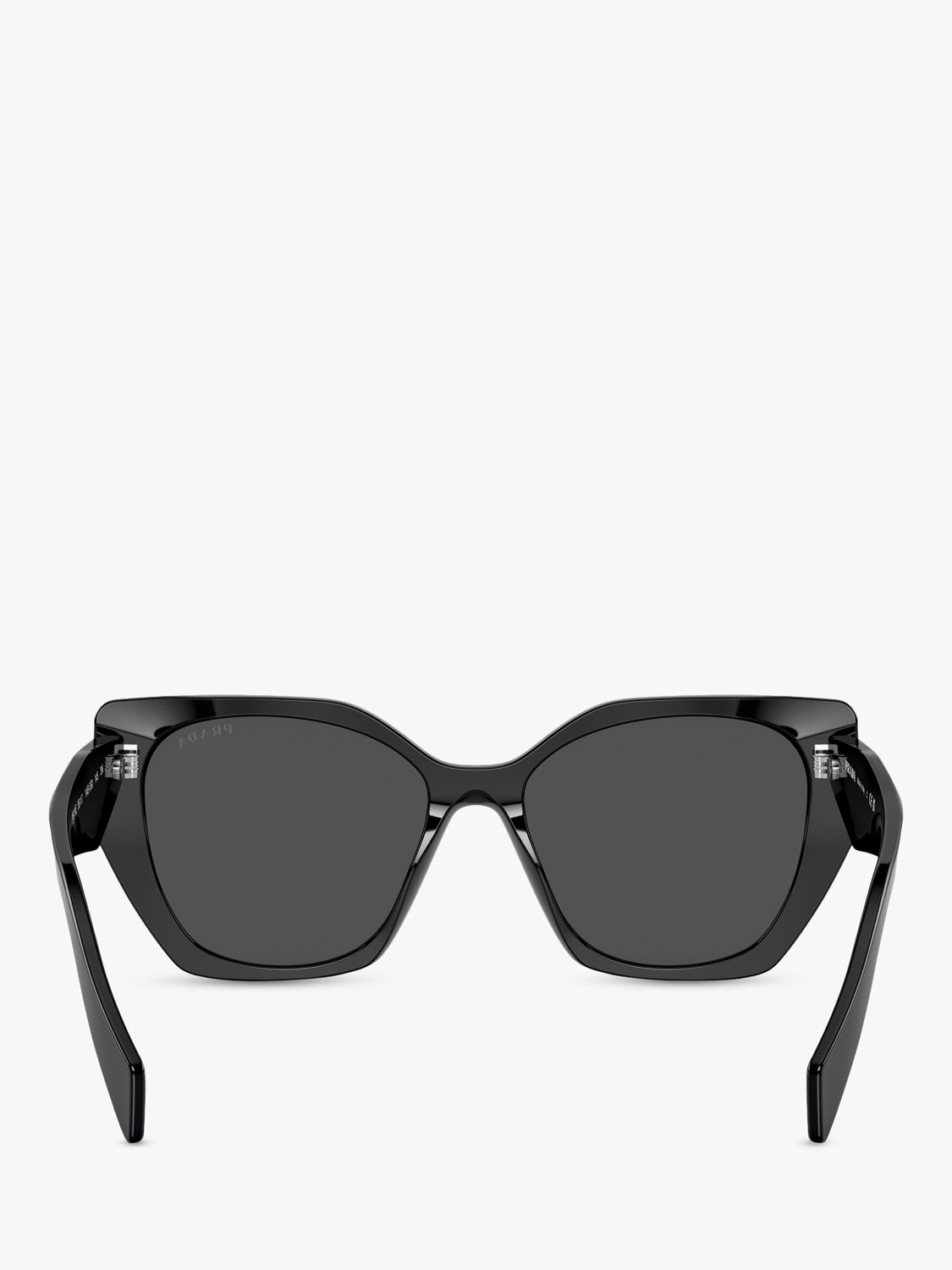 Prada PR 19ZS Women's Pillow Sunglasses, Black