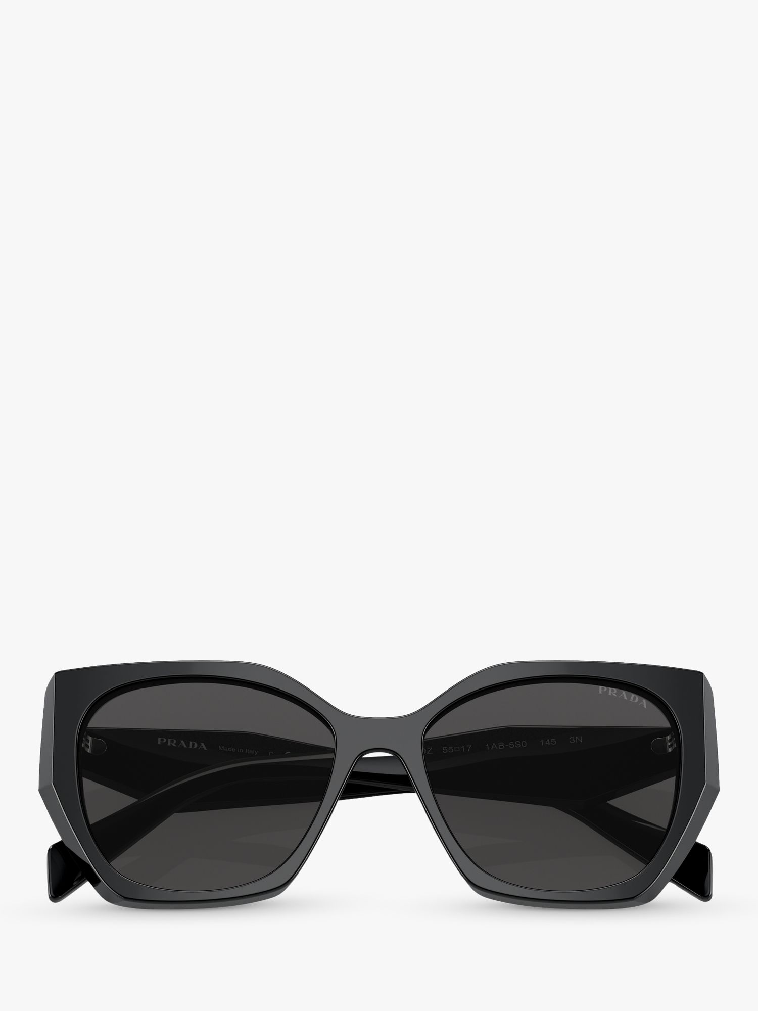 Prada PR 19ZS Women's Pillow Sunglasses, Black