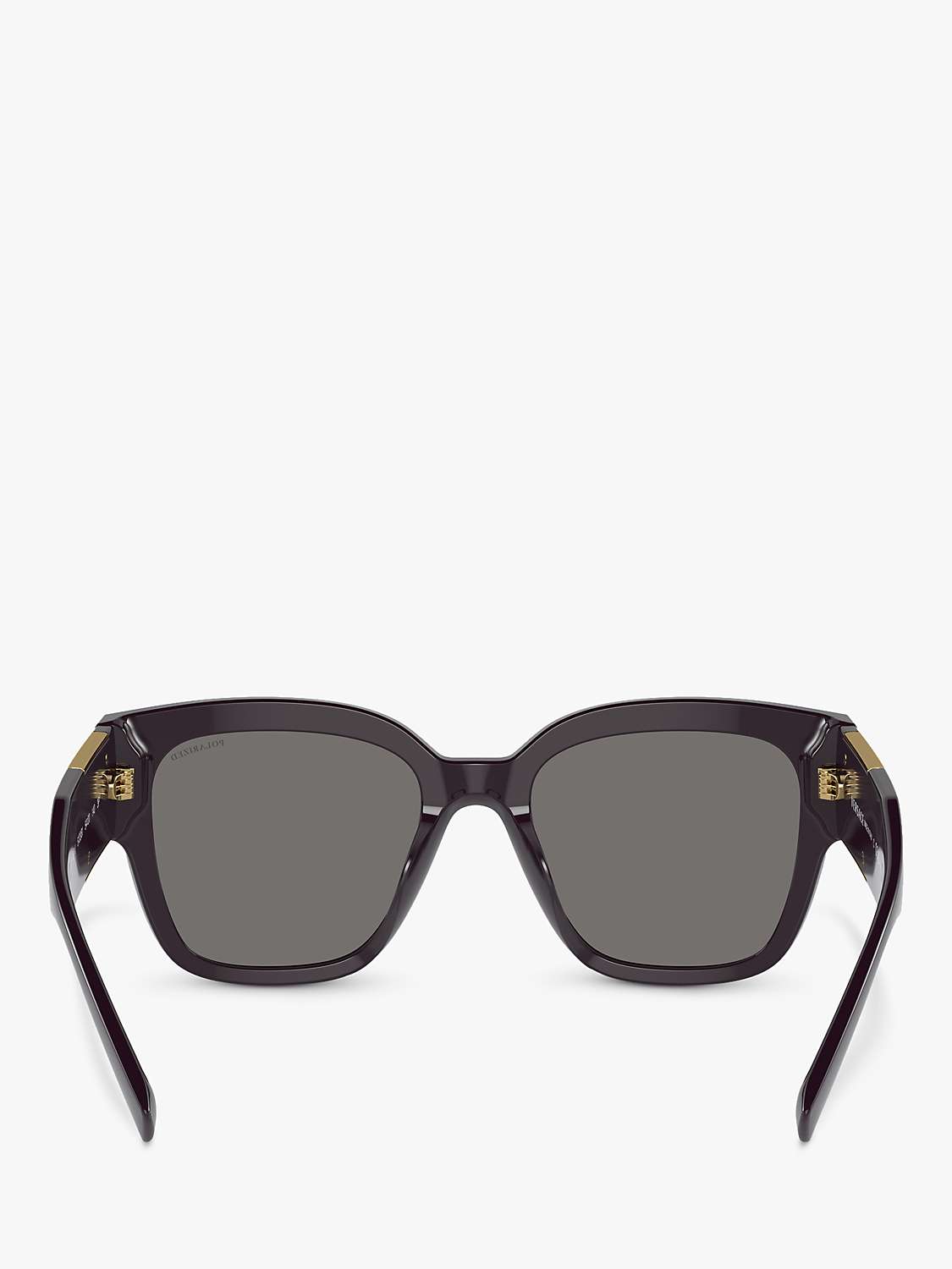 Buy Versace VE4437U Women's Pillow Sunglasses, Bordeaux Online at johnlewis.com