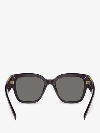 Versace VE4437U Women's Pillow Sunglasses, Bordeaux