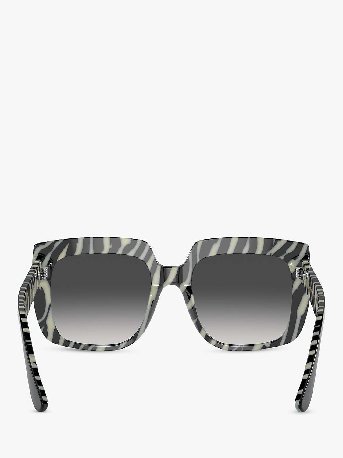 Buy Dolce & Gabbana DG4414 Women's Square Sunglasses, Black/Grey Gradient Online at johnlewis.com