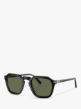 Persol PO3292S Polarised Square Sunglasses, Black
