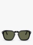 Persol PO3292S Polarised Square Sunglasses, Black