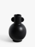 John Lewis ANYDAY Ear Stoneware Vase, Black