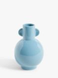 John Lewis ANYDAY Ear Stoneware Vase, Soft Teal