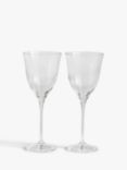 John Lewis Leckford Red Wine Glass, Set of 2, 330ml, Clear