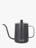 La Cafetière Goose Stainless Steel Pour Over Coffee Stovetop Kettler, 600ml, Black