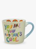 Eleanor Bowmer 'That's Cool' Rainbows Mug, 300ml, Multi