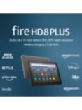 Amazon Fire HD 8 Plus Tablet (12th Generation, 2022) with Alexa Hands-Free, Hexa-core, Fire OS, Wi-Fi, 32GB, 8", with Special Offers & Wireless Charging, Grey