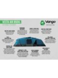 Vango Vesta Air 850XL Package 8-Man Tent, Moroccan Blue