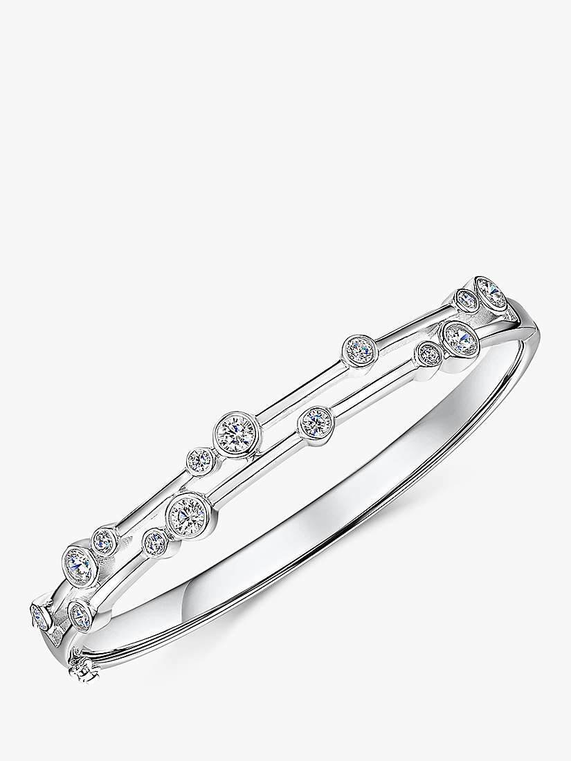 Buy Jools by Jenny Brown Cubic Zirconia Bubble Double Row Bangle Online at johnlewis.com