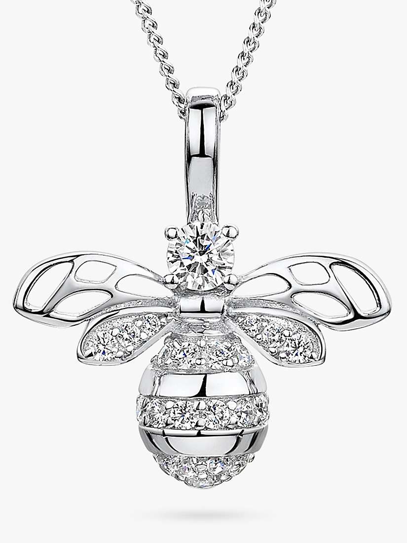Buy Jools by Jenny Brown Cubic Zirconia Large Bumble Bee Pendant Necklace Online at johnlewis.com