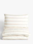 little home at John Lewis Embroidered Stripe Duvet Cover & Pillowcase Set, Single