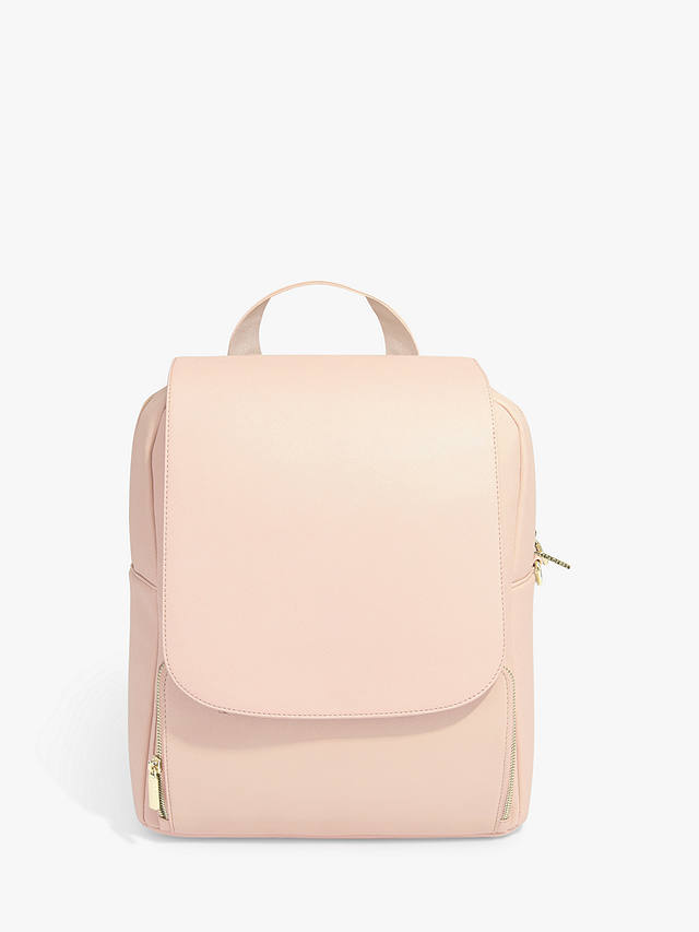 Stackers Plain Laptop Backpack, Blush Pink