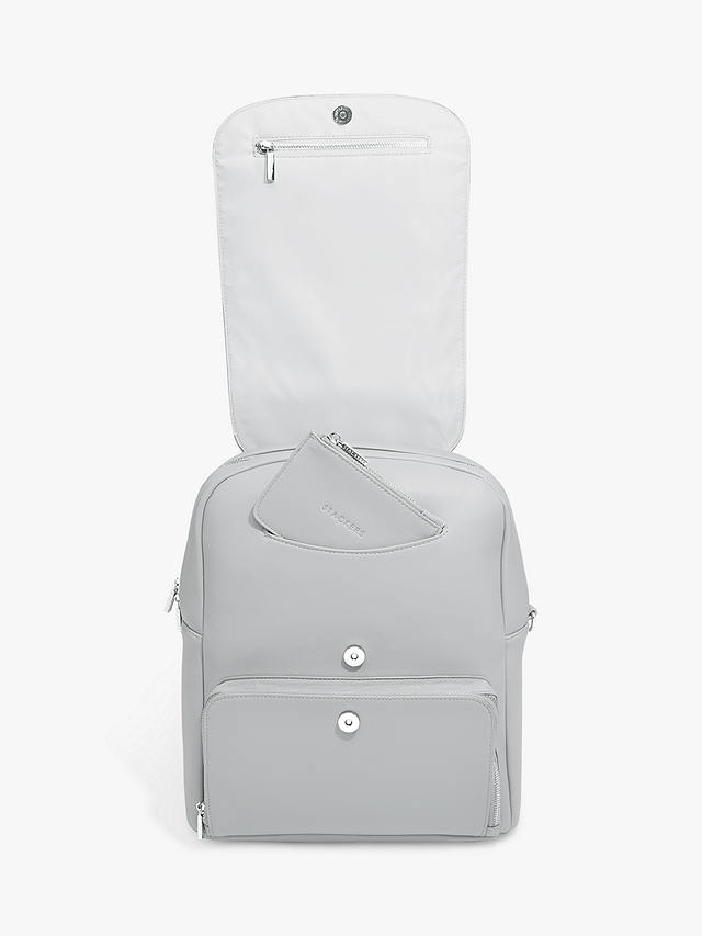 Stackers Plain Laptop Backpack, Grey