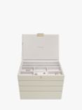 Stackers Classic 4 Drawer Jewellery Box, Oatmeal