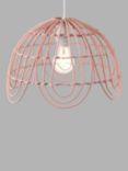 John Lewis Aria Easy-To-Fit Ceiling Shade, Pink