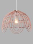 John Lewis Aria Easy-To-Fit Ceiling Shade, Pink