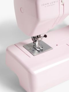 John Lewis Mini Sewing Machine, Dusky Pink