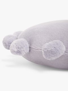 little home at John Lewis Round Pom Cushion, Lilac