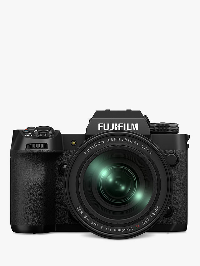 Fujifilm X-H2 Compact System Camera with XF 16-80mm IS Lens, 8K/4K Ultra HD, 40.2MP, Wi-Fi, Bluetooth, OLED EVF,  3” Vari-angle Touch Screen, Black