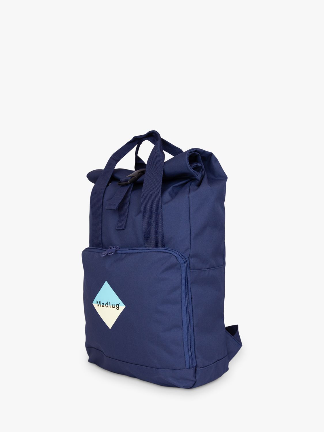 Madlug Roll-Top Backpack, Navy at John Lewis & Partners