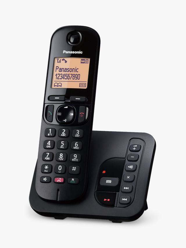 Panasonic KX-TGC260EB Digital Cordless Telephone with Nuisance Call Block  and Answering Machine, Single DECT