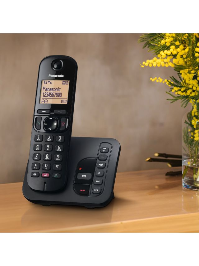 Panasonic KX-TGC260EB Digital Cordless Telephone with Nuisance Call Block  and Answering Machine, Single DECT