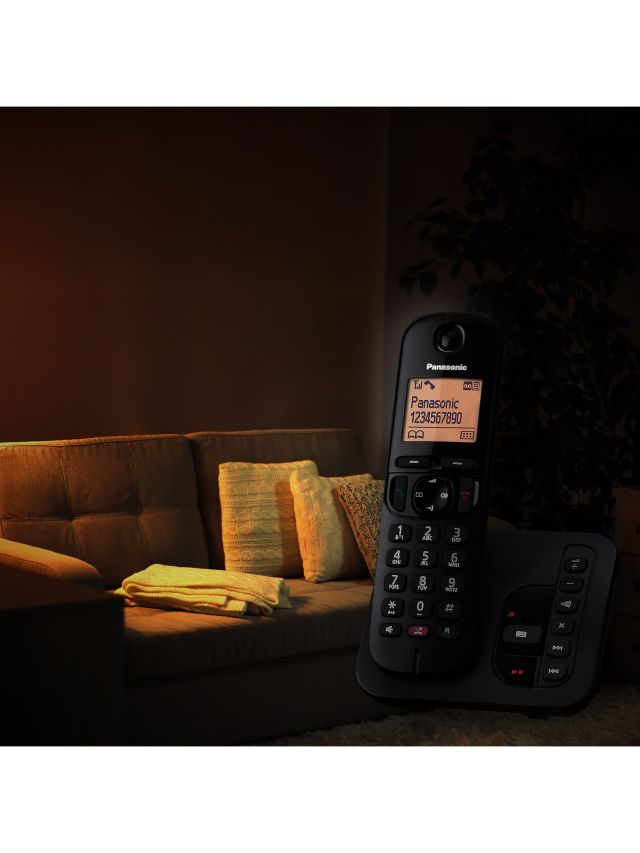 Panasonic KX-TGC260EB Digital Cordless Telephone with Nuisance Call Block  and Answering Machine, Single DECT