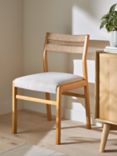 John Lewis Wycombe Rope Back Dining Chair, Ash