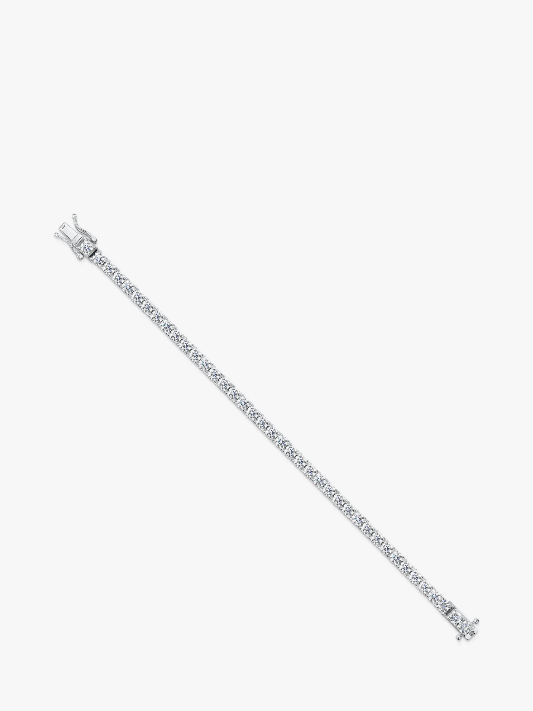 Buy Jools by Jenny Brown Round Cut Cubic Zirconia Tennis Bracelet, Silver Online at johnlewis.com