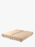 John Lewis Pocket Sprung Shallow Divan Base, Small Double, Biscuit