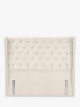 John Lewis Harlow Full Depth Headboard, Super King Size, Brushed Tweed Beige