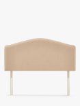 John Lewis Richmond Strutted Upholstered Headboard, Double, Biscuit