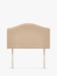 John Lewis Richmond Strutted Upholstered Headboard, Single, Biscuit