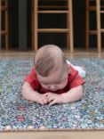 Totter + Tumble x Morris & Co Collection Compact Reversible Playmat, Blackthorn/Standen